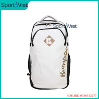 Balo cầu lông Kumpoo, túi đựng vợt Kumpoo cao cấp KB127 - Trắng