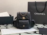 Balo Chanel Mini Màu Đen Replica 11 Cao Cấp 21.5×19.5x12cm