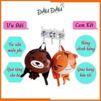 Balo cho bé, cặp đi học bé trai bé gái nắp nhựa hình thú chống nước , chống va đập, mẫu mã đa dạng, giúp bé đến trường