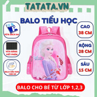 Balo cho bé CÔNG CHÚA ELSA ,Ba lô học sinh tiểu học bé trai bé gái lớp 1 đến lớp 3 TT4