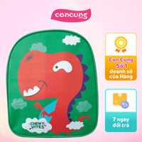 Balo cho bé khủng long xanh - Logo Chewy Vites