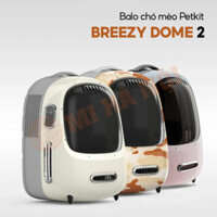 Balo chó mèo Petkit Breezy Dome 2 có quạt, đèn, kính chống chói