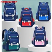 Balo chống gù cao cấp, Chống nước, siêu nhẹ, Balo cấp 1 cho bé trai, bé gái - kimbunshop6