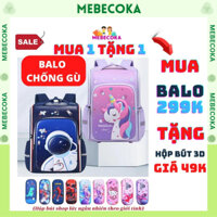 Balo chống gù ,cặp chống gù học sinh tiểu học (Nhật Bản) loại Cao Cấp MEBECOKA