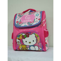 Balo chống gù, cặp chống gù học sinh tiểu học hình elsa,siêu nhân  - Balo hình kitty - 42x32x20