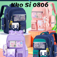 Balo Chống Gù Cho Bé Trai Gái Siêu Nhẹ Chống Nước, Ba lô cấp 1, Cặp Sách Học Sinh Tiểu Học  [Nhận Sỉ]