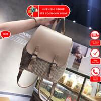 Balo Cói Phối Da Retro Cực Độc Dễ Phối Đồ - Giá Tại Xưởng - Moon Shop