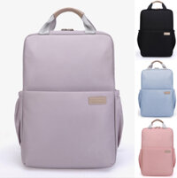 Balo công sở nam nữ đi làm đi học đi du lịch balo laptop chống sốc chống nước đẹp nhỏ gọn thời trang cho học sinh, sinh viên - Hàng chính hãng - Tím Nhạt