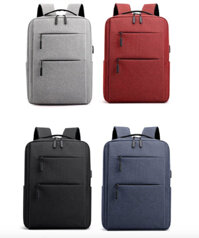 Balo công sở nam nữ đi làm đi học balo laptop chống sốc chống nước đẹp nhỏ gọn cho học sinh, sinh viên giá rẻ - Màu đỏ