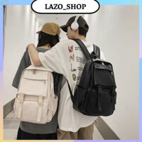 Balo Da Đi Học Nam Nữ Thời Trang Basic Chống Nước Tốt,Cặp Da Đi Học Đi Chơi Phong Cách Hàn Quốc,Lazo Shop