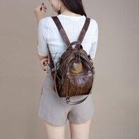 Balo da hàng Quảng Châu loại 1 cao cấp, ba lô nữ thời trang đi làm công sở, đi chơi thường ngày 438