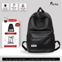 Balo Da Luxi Nam Nữ Balo Da PU Cao Cấp Chống Nước Đi Chơi Đi Học Đựng Sách Vở A4 Laptopp