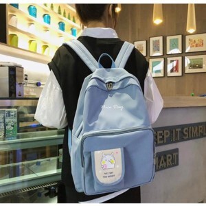 Balo da mềm 2 Túi Hàn Quốc TX117