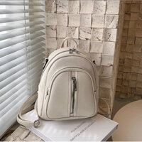 Balo da mềm khóa kéo dọc balo thời trang đi học, đi chơi dạo phố cực chất