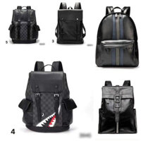 Balo da nam đi học chất sịn 3495, cặp học sinh chất da cao cấp cực chất