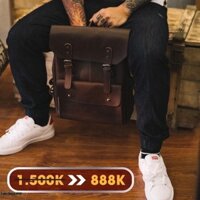 Balo Da nam phong cách Hàn Quốc - Balo da đẹp đựng laptop