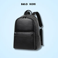 Balo da PU cao cấp công sở nam nữ chống nước balo da nữ basic thời trang Hàn Quốc BL15D - Balo Koni