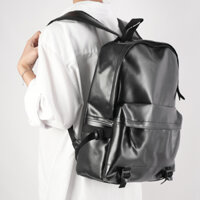 Balo Da PU Choice BL022 Thời Trang Cao Cấp Nam Nữ Chống Nước Màu Đen