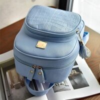 Balo Da Thời Trang Vân Cá Sấu Xanh Ngọc