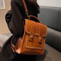 BALO DA❤️FREESHIP❤️Balo Da Nữ Đẹp Đi Học Mini Cao Cấp Thời Trang VINTAGE Giá Rẻ