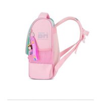 Balo dáng hộp, vải Polyester chống thấm nước, có phản quang phát sáng, họa tiết hoạt hình - Dành cho bé mẫu giáo, lớp 1