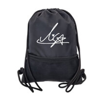 Balo dây rút TROY phối lưới logo họa tiết chữ ký thành viên nhóm nhạc kpop blackpink, chất liệu vải dù chống thấm - lisa