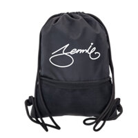 Balo dây rút TROY phối lưới logo họa tiết chữ ký thành viên nhóm nhạc kpop blackpink, chất liệu vải dù chống thấm - jennie