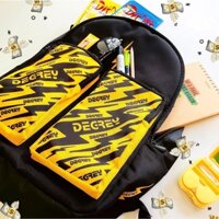 Balo Degrey 2 Hộp VÀNG in sấm sét đen (tặng full tag và giấy thơm) vukita157 (chuẩn cao cấp 1-1)