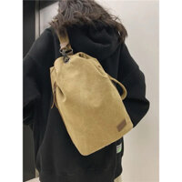 Balo đeo chéo Canvas phong cách Unisex Hàn Quốc 3 màu cơ bản (có sẵn Tại Hà Nội)