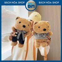 BALO ĐEO CHÉO ĐI HỌC, ĐI CHƠI HÌNH GẤU TEDDY PHIÊN BẢN HÀN QUỐC DỄ THƯƠNG, NGỘ NGHĨNH - BH KIDS