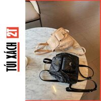 Balo đeo vai dành cho nữ cao cấp rút dây khoá nắp