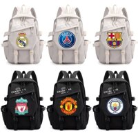 Balo Đeo Vai In Logo Real Madrid Barcelona Paris Thời Trang Phong Cách Cho Nam