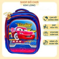 Balo đi học - BALO MC QUEEN - BALO cho bé trai cấp 1 cho bé trai tiểu học LỚP 1 2 3 4 5 hình xe hơi Mac Queen - TQ