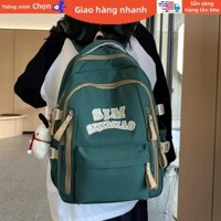 Balo đi học balo Nữ balo nhiều ngăn cho nam backpack balo nữ đi học túi du lịch, balo cặp dôi balo uzzang