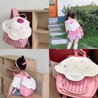 BALO ĐI HỌC CHO BÉ - BALO NẤM HỒNG BÉ GÁI BL99 ( KÈN ẢNH THẬT)