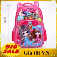 Balo đi học cho bé gái từ lớp 2 đến lớp 6, cặp sách chống thấm nước cho học sinh tiểu trung học
