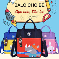 Balo đi học cho bé hình chuột MIC.KEY chất vải Oxford 600D dày dặn, chống thấm nhẹ, đựng vừa sổ A4