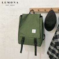 Balo Đi Học Damoshu Cài Khuy Balo Nam Nữ Unisex Hàn Quốc