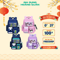 Balo Đi Học DIDOOGLT Cho Bé - Cặp Naruto Chống Gù Dung Tích Lớn Tiện Lợi
