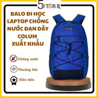 Balo đi học laptop chống nước đan dây colum, hàng xuất khẩu
