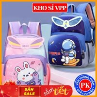 Balo đi học mầm non cho bé, cặp sách mẫu giáo siêu nhẹ, chất liệu chống thấm nước cao cấp E1333