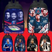 Balo Đi Học MESSI NEYMAR RONALDO MBAPPE Họa Tiết Ngôi Sao Bóng Đá 3D Ba Lô Cho Bé Siêu Nhẹ Thoải Mái Và Thoải Mái Ba Lô Cho Bé