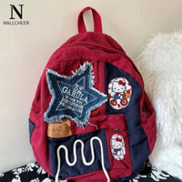 Balo Đi Học NALLCHEER y2k Cỡ Lớn In Họa Tiết Hello Kitty Phong Cách Cổ Điển Thời Trang Cho Nữ