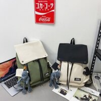 Balo Đi Học Nam Nữ, Balo Vải Canvas Chống Thấm Nước Thời Trang Hàn Quốc