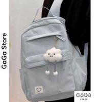 Balo đi học nữ phong cách hàn quốc đơn giản nhiều ngăn cho học sinh cấp 2 , cấp 3 B696 gagastore