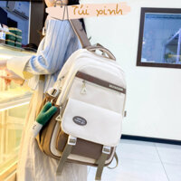 Balo đi học nữ size to đựng laptop thời trang hàn quốc xinh xắn chất liệu vải dù dày dặn chống thấm nước TVBL117