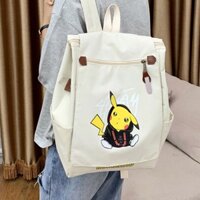 Balo đi học Pikachu, Balo nam nữ hình Pikachu cực dễ thương cho các bạn nữ - Cặp học sinh cấp 2 - BL133