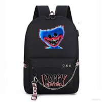 Balo đi học sức chứa lớn bằng nylon hình Huggy Wuggy trong Poppy Playtime cho học sinh
