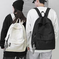 Balo đi học Ulzzang Hàn Quốc trơn basic nam nữ cặp sách đi chơi du lịch thời trang Unisex HDD631
