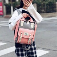 Balo đi học vừa A4 cặp học sinh phối màu hàng Quảng Châu loại 1 BLPMAU